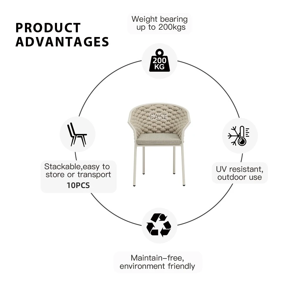6 rope back dining chairs company